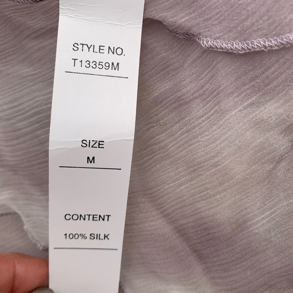 NWT 100% Silk Malcolm Co. animal one shoulder - Picture 5 of 12